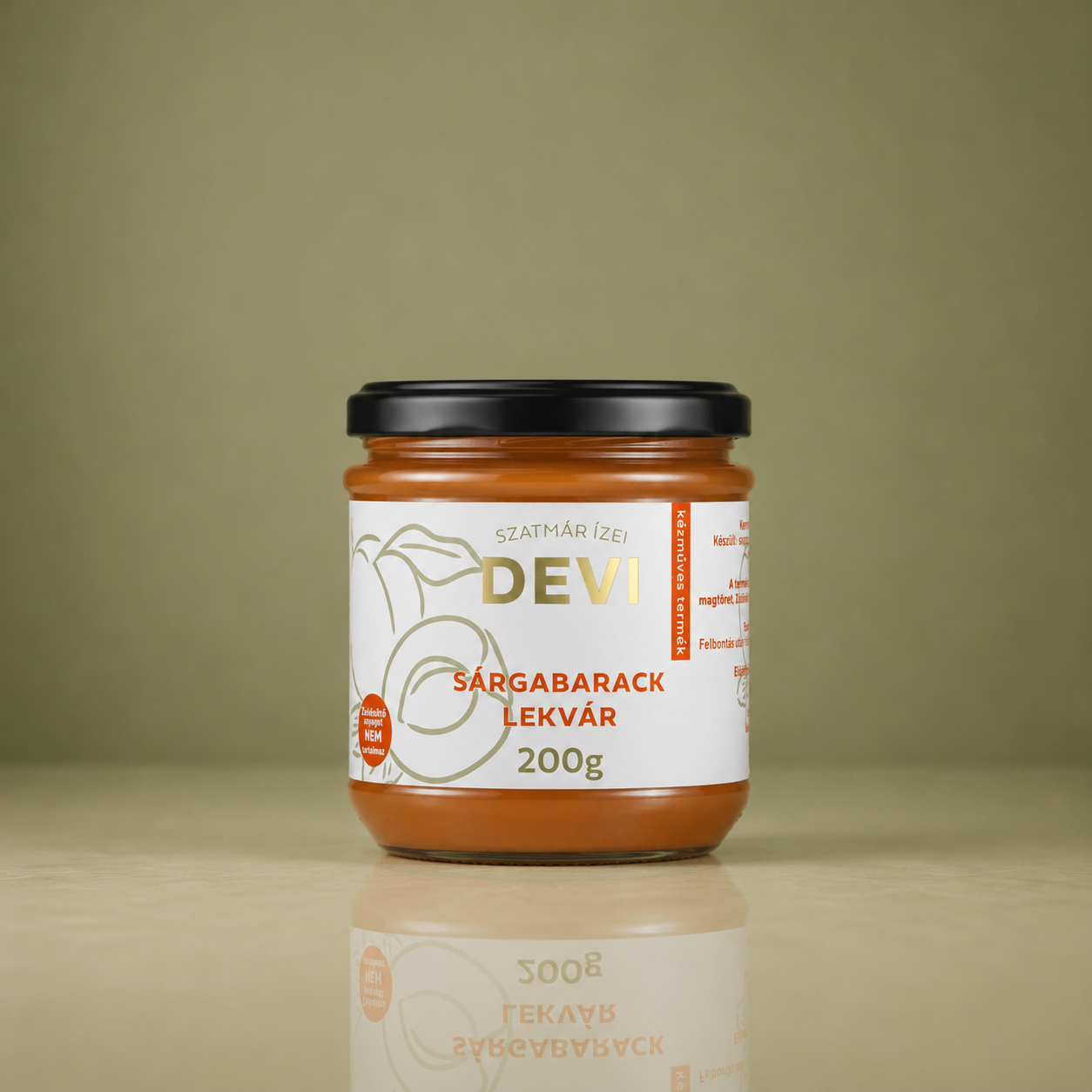 DEVI - Sárgabaracklekvár